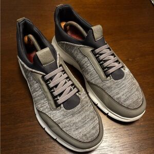 Martin Dingman Gray and Black Men's Sneakers Size 11M